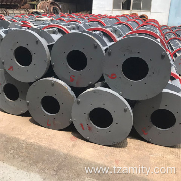 Reinforced prestressed concrete pole mould